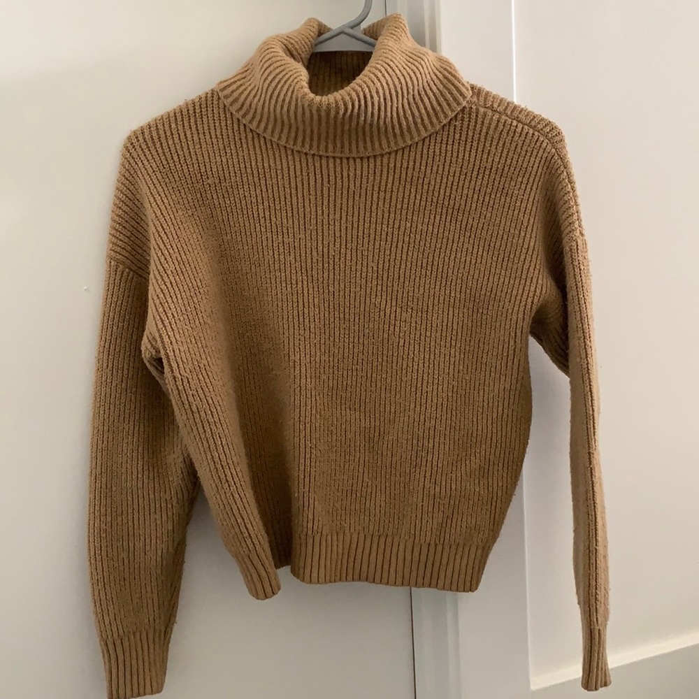 Forever 21 cropped turtleneck sweater